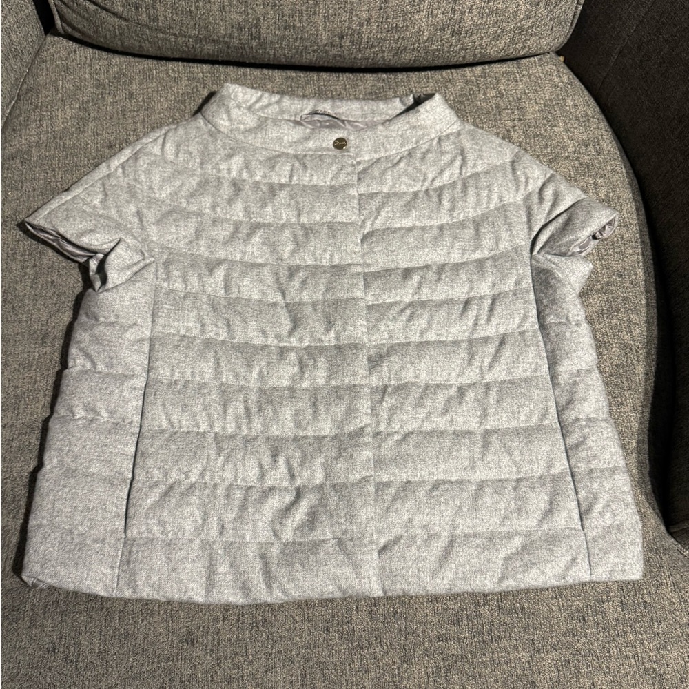 RARE LUXURY FIND Herno Silk & Cashmere Cape Jacket